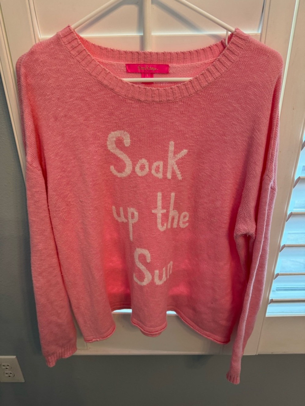 Lilly Pulitzer Pink 'Soak up the Sun' Crewneck Sweater